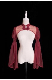 Alice Girl Weeping Blood Rose Bell Sleeve Bolero(44th Pre-Order/5 Colours/Full Payment Without Shipping)